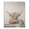 50" x 60" Cow at Desk Sewing Coral Fleece Blanket